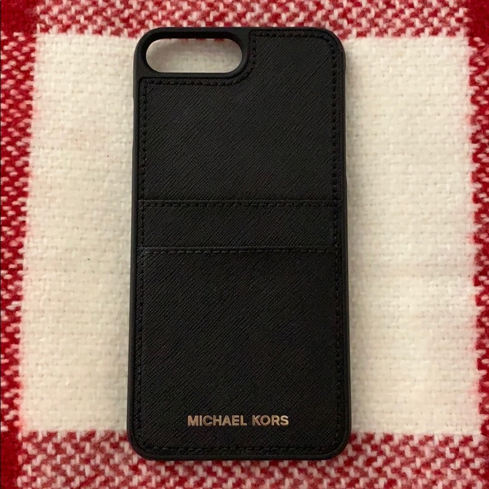 Micheal Kors Saffiano Leather Iphone Case